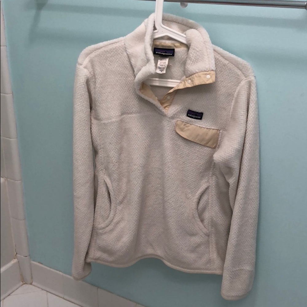 Patagonia re tool jacket white/medium